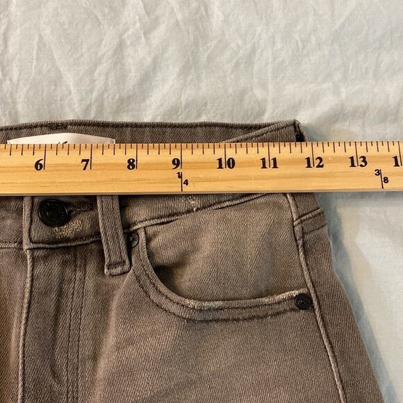 KanCan Estilo Mid Rise Distressed Gray Skinny Cropped Jeans - Picture 6 of 11